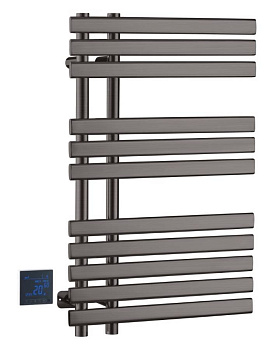 Полотенцесушитель электрический сухой VENTURO GUN METAL Полотенцесушитель электрический сухой VENTURO GUN METAL