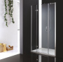 BERGAMO-W-B-13-90+60/60-C-Cr-L Душевая дверь