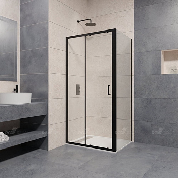 Душевой уголок 100* 80*195 RGW PA-74B (PA-14B + Z-050-2B) Прямоуг./Чёрный/Прозрачное/6 мм (Easy) Душевой уголок 100* 80*195 RGW PA-74B (PA-14B + Z-050-2B) Прямоуг./Чёрный/Прозрачное/6 мм (Easy)