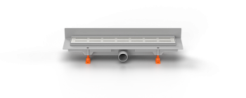 Душевой лоток 45 см Creto Walkway CRE-450 WH-P с решеткой, хром