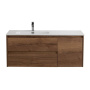 Тумба с раковиной подвесная с двумя ящиками и одной дверцей BelBagno KRAFT 120 Rovere Galifax Bianco правая, раковина белая Тумба с раковиной подвесная с двумя ящиками и одной дверцей BelBagno KRAFT 120 Rovere Galifax Bianco правая, раковина белая