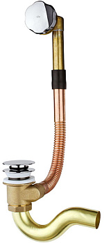 Слив-перелив Timo 8004 chrome