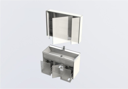 Мебель для ванной Aquanet Латина 100 белый