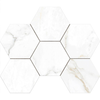 Мозаика ID01 Hexagon 25x28,5 полир. Мозаика ID01 Hexagon 25x28,5 полир.