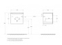 Керамическая раковина BelBagno BB1923-600 Керамическая раковина BelBagno BB1923-600