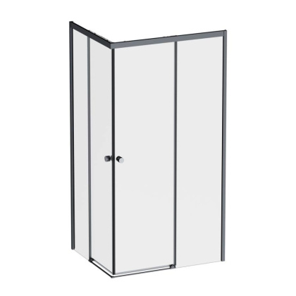 W94G-403-10080-BТ Душевое ограждение X-Joy Square Slide 100х80, Черный, прозрачное W94G-403-10080-BТ Душевое ограждение X-Joy Square Slide 100х80, Черный, прозрачное