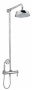 OLIMP-CD-02-L Душевая стойка со смесителем для верхнего и ручного душа, исполнение бронза