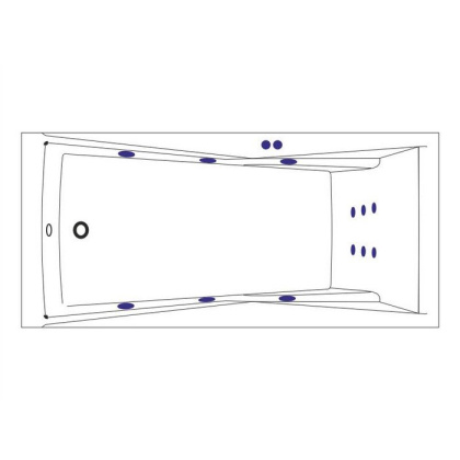 Ванна EXCELLENT Palace 170x75 "LINE" (бронза) Ванна EXCELLENT Palace 170x75 "LINE" (бронза)