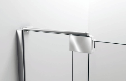 Душевая дверь Extra VDP-1E1011CLGM, 1000/1100, вороненая сталь, стекло прозрачное