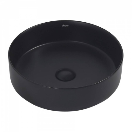 Раковина накладная ABBER Bequem AC2109MB черная матовая Раковина накладная ABBER Bequem AC2109MB черная матовая