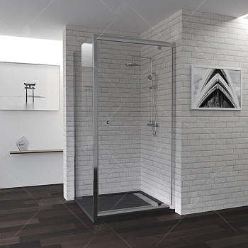 Душевой уголок RGW Passage PA-35 90x90 профиль Хром стекло прозрачное
