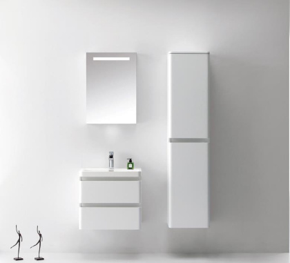 Тумба с раковиной подвесная  BelBagno ENERGIA-N 60 Bianco Lucido, раковина белая Тумба с раковиной подвесная  BelBagno ENERGIA-N 60 Bianco Lucido, раковина белая