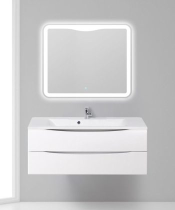 Тумба с раковиной подвесная BelBagno MARINO 120 Bianco Lucido, раковина белая Тумба с раковиной подвесная BelBagno MARINO 120 Bianco Lucido, раковина белая