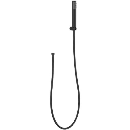 UNO Ручной душ со шлангом и держателем, чёрный, UNO-DFS-NERO