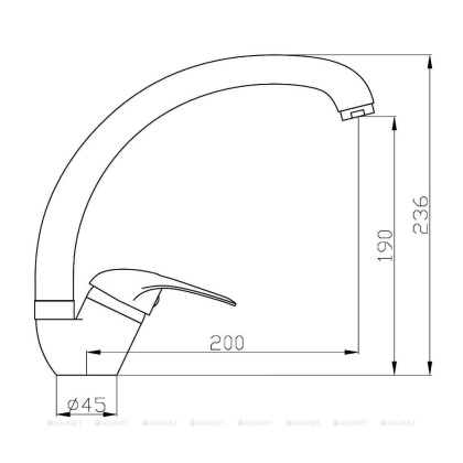 Смеситель для кухни Agger Move A0600200