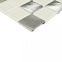Стеклянная мозаика Bonaparte Titan Silver 31,8х31,8 см