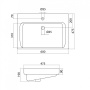 Раковина Santek Тигода 60 Раковина Santek Тигода 60