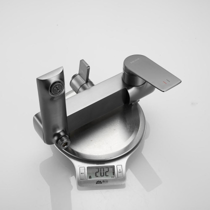 Душевая система Shevanik, латунь S9136T оружейная сталь