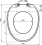 Сиденье для унитаза A3553 AlcaPlast