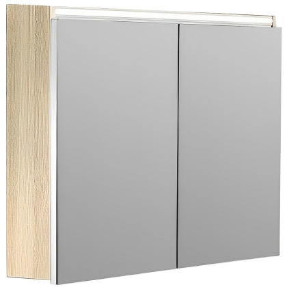 Зеркальный шкаф Vallessi 100 LIGHT OAK с подсветкой 546-L Boheme