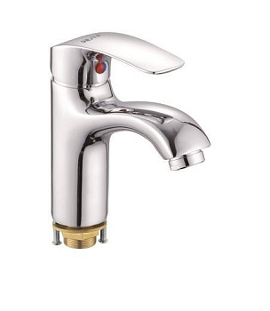 Смеситель для раковины латунь, хром S5501