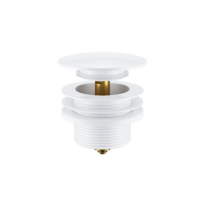 Пробка Click-clack для отдельностоящей ванны ARIN.2485.01WH (белая) Пробка Click-clack для отдельностоящей ванны ARIN.2485.01WH (белая)