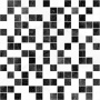 Мозаика Crystal чёрный+белый 30*30,шт Мозаика Crystal чёрный+белый 30*30,шт