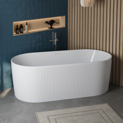 Акриловая ванна BELBAGNO BB411-1700-800-MATT, белая матовая Акриловая ванна BELBAGNO BB411-1700-800-MATT, белая матовая
