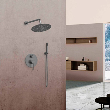 Душевой комплект Desire VSFW-1D1GM, встраиваемый, 2 режима, вороненая сталь