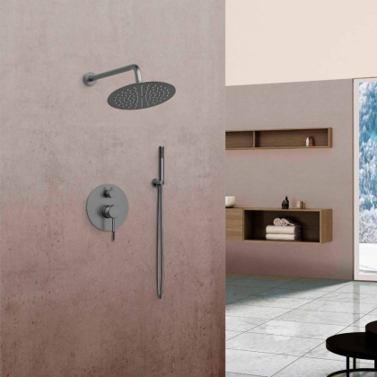 Душевой комплект Desire VSFW-1D1GM, встраиваемый, 2 режима, вороненая сталь