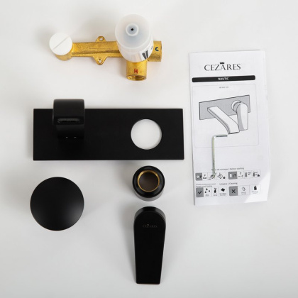 NAUTIC-BLI-SR Смеситель для раковины встраиваемый однорычажный, излив и ручка на одной площадке, исполнение Sunrise NAUTIC-BLI-SR Смеситель для раковины встраиваемый однорычажный, излив и ручка на одной площадке, исполнение Sunrise