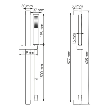 A143 Душевой комплект Wasserkraft