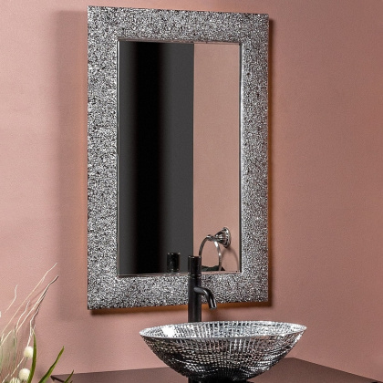 Зеркало AURA 60*90 серебро, с подсветкой 538 Boheme