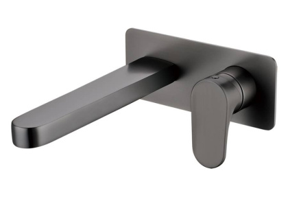 Смеситель для умывальника из стены SPECTRE Gunmetal Смеситель для умывальника из стены SPECTRE Gunmetal
