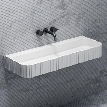 Раковина подвесная ABBER Stein AS2652-0.8 белая матовая Раковина подвесная ABBER Stein AS2652-0.8 белая матовая