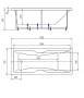 Акриловая ванна Акватек Феникс 170х75 FEN170-0000043
