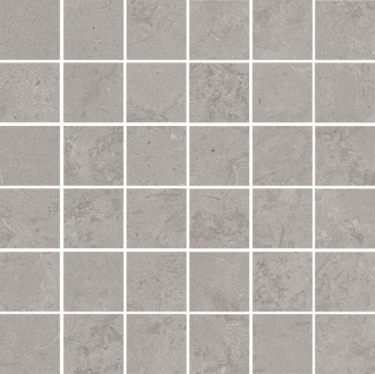 Декор Про Лаймстоун серый матовый мозаичный 30x30x0,9