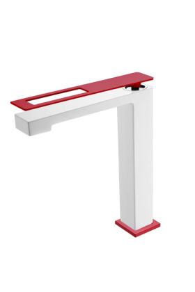 Смеситель для раковины Boheme Q White-Red
