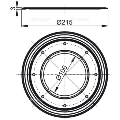 Прокладка фланца из нержавеющей стали
