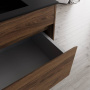 База под раковину Chiara 800 подвесная, 1 выкатной ящик soft-close, C.Oak