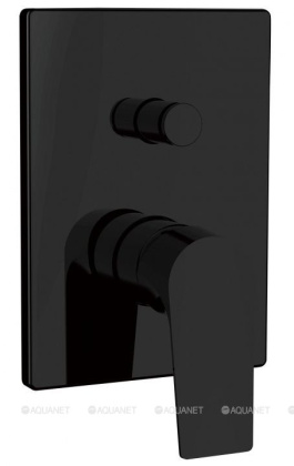 Смеситель для душа Aquanet Static Black AF330-51B (с внутренней частью) Смеситель для душа Aquanet Static Black AF330-51B (с внутренней частью)
