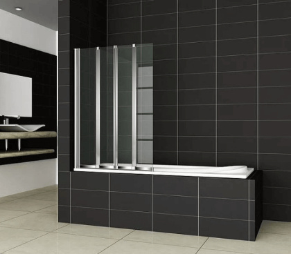 PRATICO-V-4-100/140-C-Cr шторка на ванну