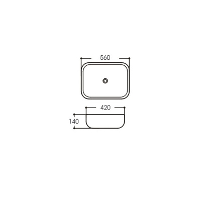 Раковина Акватек AQ5526-00 Раковина Акватек AQ5526-00