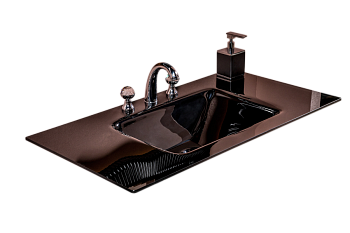 Столешница стекло 100см моноблок BLACK Столешница стекло 100см моноблок BLACK