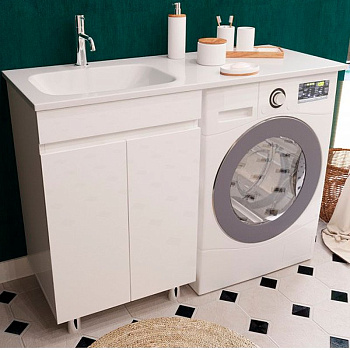 Комплект мебели Barcelona Luxe 1200х482 левосторонний напольный 2-х дверный (ШхГхВ) 548х476х860