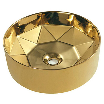 Раковина ГРАНЬ 400*140 золото Раковина ГРАНЬ 400*140 золото