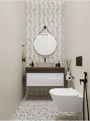 Керамогранит  SG653122R Бричиола белый (60см*60см*9мм) (5шт/1,8м2) лаппатированный обрезной, м2