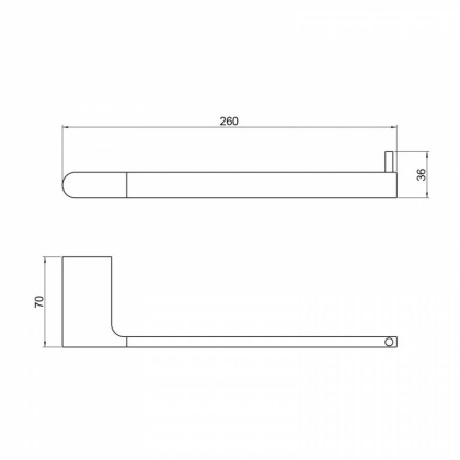 Полотенцедержатель Timo Luiro 18451/03 черный