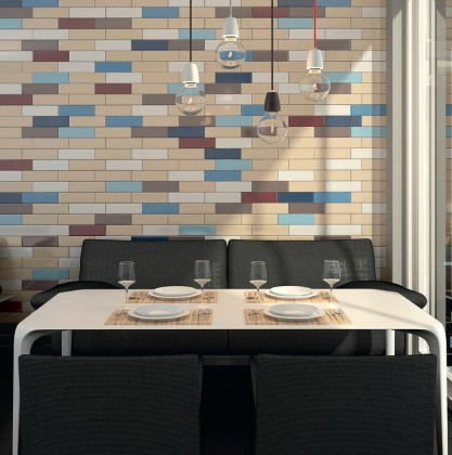 Плитка настенная 2841 Баттерфляй беж светлый 8,5*28,5*9 (41 шт/1,02м2), м2