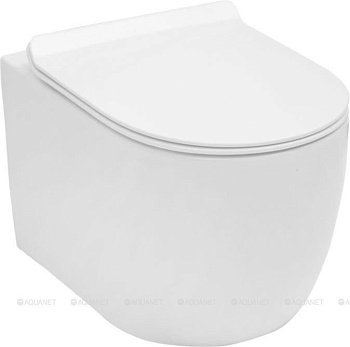 Унитаз подвесной Aquanet Rimless Cetus-BW BL-102N-WHT